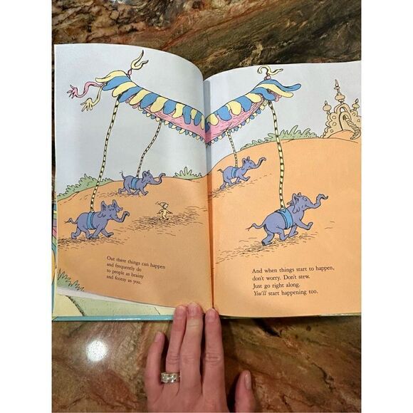 Dr Suess Oh The Place You’ll Go first edition in VGUC - Picture 8 of 16